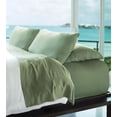 thumbnail image 5 of Full XL 100% Cotton Jersey Knit Sheet Set - Extra-Soft, Breathable & Hypoallergenic - 15" Deep Pockets, 54" x 80" - Ideal for Extra Long Full Beds - 4PC Full XL Sheet Set (Green), 5 of 7