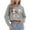 #466-Gray, variant on Roncen Valentine's Day Print Pullover Hoodie for Women, Pink Cropped Sweatshirt with Multi-Color Heart Design, Long Sleeve Fleece Top