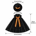 thumbnail image 3 of Fall Porch Goose Witch Outfits,23 Inch Tulle Shiny Mesh Cape Goose Statue Clothes with Witch Hat Decor for Yard Garden Front Porch Decor, 3 of 6