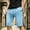 Light Blue-01, variant on LIBRCLO Denim Shorts for Men Elastic Waist Drawstring Jean Shorts with Pockets Casual Summer Clothes