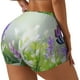 thumbnail image 1 of Fotbe Purple Butterfly On Wild Shorts Sin Costuras – Shorts Deportivos de Cintura Alta para Mujer, Elásticos para Gimnasio, Yoga, Running o Ciclismo-X-Large, 1 of 8