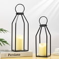 thumbnail image 2 of Farol Decor PERFNIQUE Modern Farmhouse Black Set 2, 2 of 8