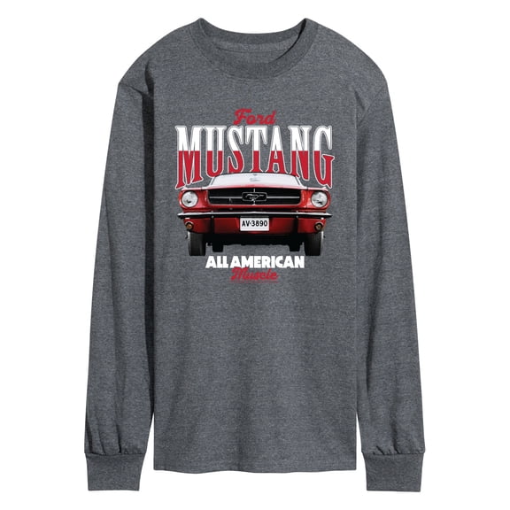 Ford - Mustang All American Muscle Men's Long Sleeve Graphic T-Shirt