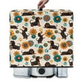 thumbnail image 2 of ZIATUBLES Dachshund Boho Flower Print Juicer Cover Dustproof Protector for Juice Extractors Washable Kitchen Appliance Storage Bag Stain Resistant Countertop Decor Case, 17 "W x 11 "D x 15 "H, 2 of 7