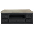 thumbnail image 2 of Ashley Furniture Foyland Wood Coffee Table w/ Lift Top in Black/Light Brown, 2 of 7