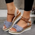 thumbnail image 2 of WILLBEST Sandalias Flexibles De Mujer, Zapatos De Mujer, Sandalias De Cuña Con Suela Gruesa, Sandalias De Boca De Pez De Moda Para Mujer, 2 of 7