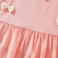 thumbnail image 7 of Mercatoo Toddler Girls Dress Summer Sleeveless Bowknot Ruffle Dress Doll Collar Princess Sundress Little Girls Casual Dress, 7 of 7