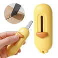 thumbnail image 2 of Xwjun Box Cutter Retractable Mini Utility Knife Envelope Opener Mini Box Cutter Auto Lock Envelope Slitter With In Magnet, Cute Tiny Letter Opener For Pocket Bag Envelope Mail Letter Box Yellow, 2 of 8