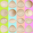 thumbnail image 1 of Almohadilla de esponja para el pecho, pieza de inserción, almohadilla para ropa interior, almohadilla para copa, triangular, transpirable, redonda, para ropa de yoga, almohadilla gruesa y gruesa, 1 of 2