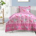 thumbnail image 2 of Pink Magical Princess Fairy Bedding For Little Girls Twin Bed In A Bag Ensemble, 2 of 10