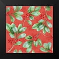 thumbnail image 2 of Grove, Beth 15x15 Black Modern Framed Museum Art Print Titled - Holiday Flora Pattern VB, 2 of 5