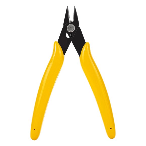 Deli 4.5 Inch Tools Plastic Cutting Nippers Non Slip Handle Wire Cutting Multi Function Electrician Repairing Pliers Hand Tool