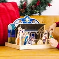 thumbnail image 6 of Melissa & Doug Classic Wooden Christmas Nativity Scene Sets with 4-Piece Stable and 11 Wooden Figures, Indoor, 6 of 10