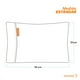 thumbnail image 2 of Fundas DE ALMOHADA Dreamlab 12 Piezas tamaño estandar 51 cm x 76 cm blanco, 2 of 6