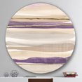 thumbnail image 3 of Designart 'Shape of Glam Purple III' Geometric Metal Circle Wall Art, 3 of 3