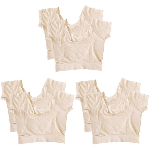 6 Pcs Sweat Pad Underwear Men’s Underwear Tank Tops Sweat Vest for Ladies Sports Tops Sweat Absorbing Pads Miss Man