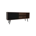 thumbnail image 2 of Mueble Mesa para TV con Puerta Moderno (Nogal Neo/Negro Mate), 2 of 4