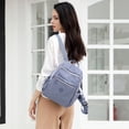 thumbnail image 2 of Women Backpack Purse Fashion Designer Ladies Travel College Backpack Small Casual Daypack Blue, 2 of 6