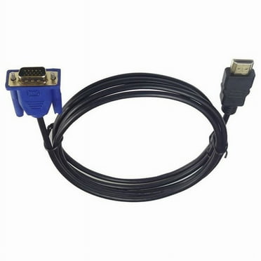 1.8M 6FT HDMI Male to VGA Video Converter Adapter Cable Cord for PC DVD 1080P HDTV