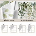 thumbnail image 5 of Swag Valance Curtains for Windows, Sage Green Eucalyptus Leaves Light Filtering Kitchen Curtains with Rod Pocket, Spring Botanical Floral Window Treatment Valances for Living Room, 36x45 - 2 PCS, 5 of 9