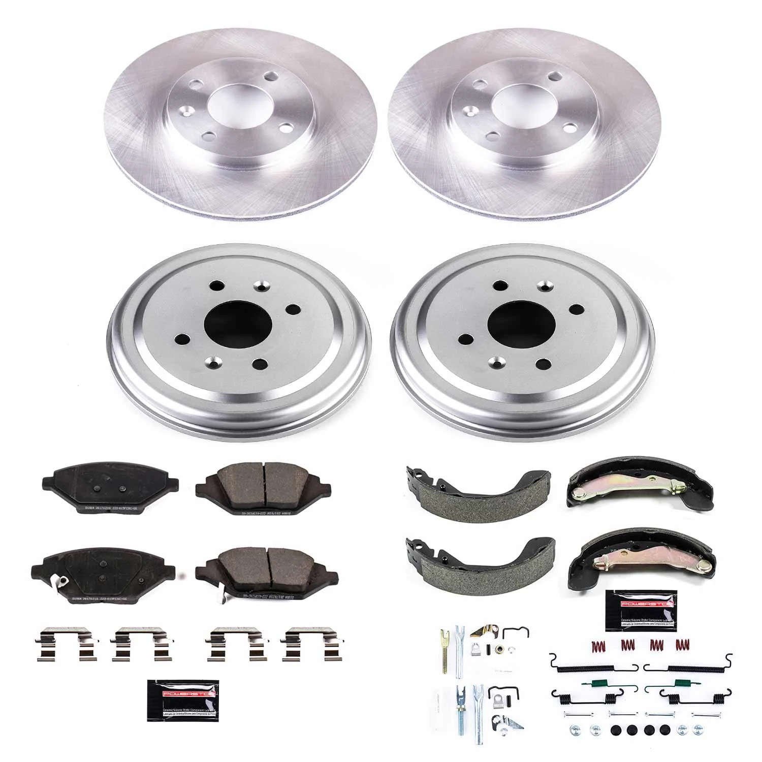 Power Stop Front and Rear Stock Replacement Drum and Shoe Kit KOE15426DK - image 3 of 9