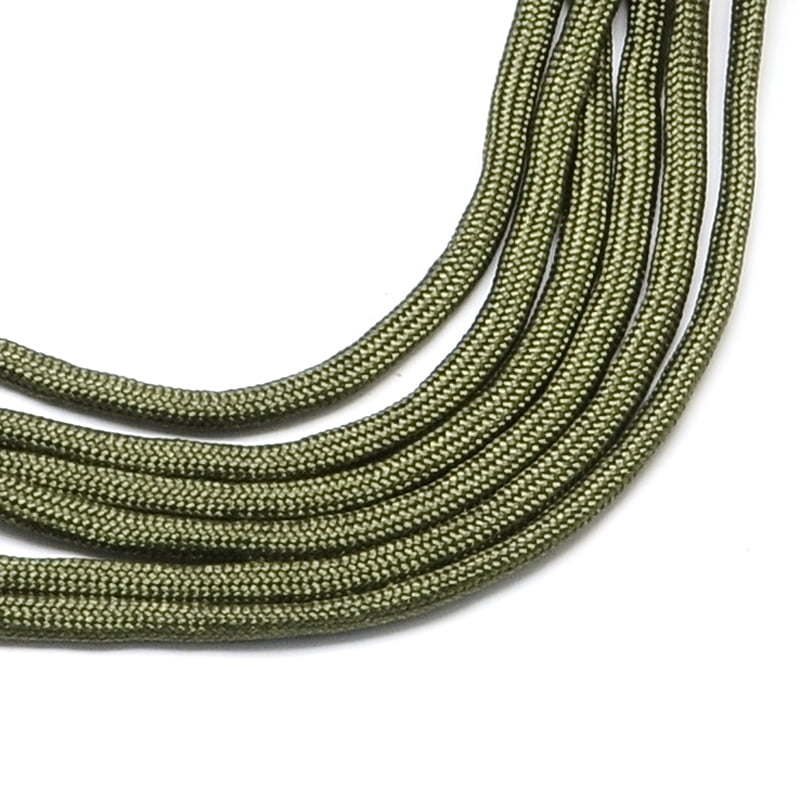 1Bundle 7 Inner Cores Polyester & Spandex Cord Ropes Solid Color for Rope Bracelets Making Dark Olive Green 4~5mm about 109.36 yards/bundle 420~500g/bundle