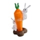 thumbnail image 5 of Fiesta Inflable de Pascua Conejo Zanahoria Sosteniendo Zanahoria Impermeable con Luces Yuyangstore Estatuas de Pascua, 5 of 8