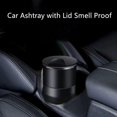 thumbnail image 3 of Hecho de material de alta calidad, el cenicero para coche con superficie de acabado satinado tiene una apariencia elegante y breve en forma de taza de agua, breve pero no simple, se adapta a, 3 of 5