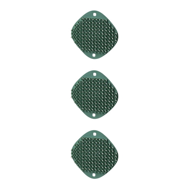Billuyoard Cepillo de limpieza Cocina Baño Lavavajillas Contador de silicona Fregador Hogar Fregado Cojín colgante Verde Type1 NO1
