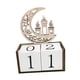 thumbnail image 3 of Calendario de Adviento Eid, letrero de madera, suministros para fiestas, manualidades, adorno decorativo de Ramadán, decoración Eid para mesa de salón del hogar Estilo C, 3 of 8
