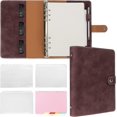 thumbnail image 1 of Xianyou-Liant en Cuir - Carnet Rechargeable à 6 Anneaux avec Poches, Séparateurs, Papier de Recharge, Couverture de Voyage en Cuir PU, 1 of 4