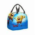 thumbnail image 1 of Insulated Lunch Bag Cartoon Anime Design Portable Large Capacity for Students Picnic, 1 of 5
