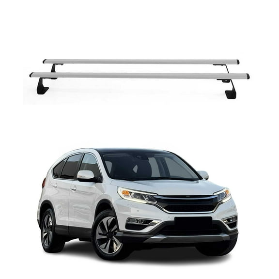 Roof Rack Cross Bars Luggage Carrier for Honda CR-V 2012-2016 Steel Silver 2 Pcs