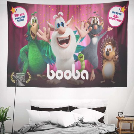 Booba Tapestry Gift Wall Hanging Backdrop for Room Bedroom Girls Fans Background Banner Party Birthday Supplies Decor