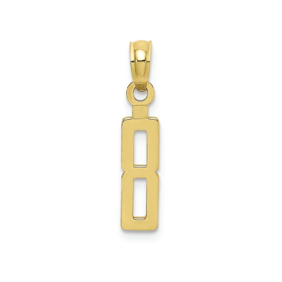 FJC Finejewelers 10k Yellow Gold 8 Block Charm