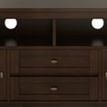 thumbnail image 2 of Warm Shaker 72 inch Wide Solid Wood TV Stand in Russet Brown For TVs up to 80 inches, 2 of 10