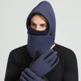 thumbnail image 6 of RYDCOT Men Winter Hat and Golves 2 Piece Set Include Fleece Lined Trapper Hat and Windproof Waterproof Ski Touching Gloves, 6 of 6