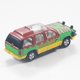 thumbnail image 3 of Jurassic World Tour Vehicle Offroad Vehicle High Simulation Diecast Metal Alloy Model Car Toy, 3 of 4