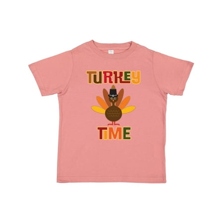 

Inktastic Thanksgiving Turkey Time Gift Toddler Boy or Toddler Girl T-Shirt