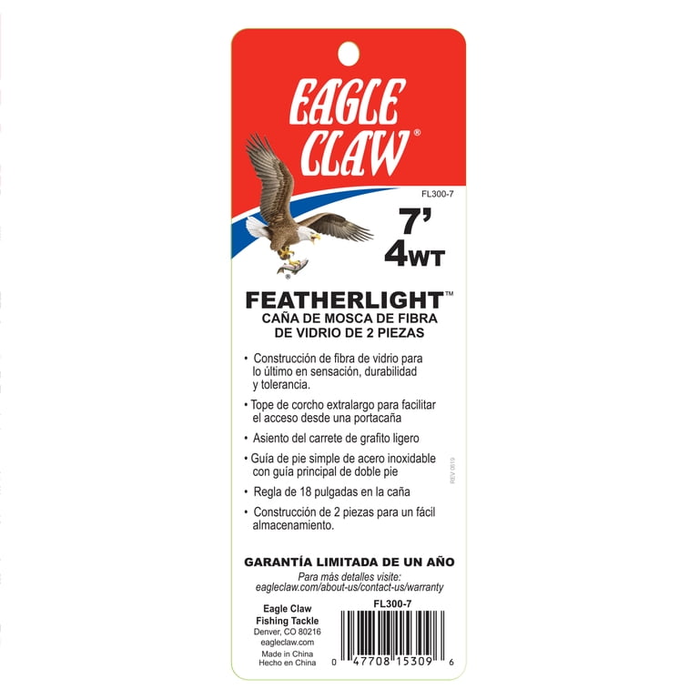 eagle claw fishing pole warranty Crafted Glass Spinning Rods Crafted with a lightweight design for effortless casting and exceptional durability Rod and Reel Warranty |