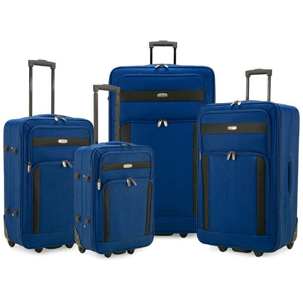 Elite Luggage - Elite Luggage Turin 4-Piece Softside Lightweight ...