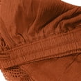 thumbnail image 5 of Funicet Summer Savings Clearance! Shorts for Women Plus Size Solid Casual Elastic Waist Beach Shorts Drawstring Comfy Lace Trim Shorts Rope Tie Shorts w/ Pockets, 5 of 5