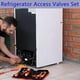 thumbnail image 3 of 30 Piezas de Válvulas de Servicio de Acceso, Kit de Válvulas de Acceso de Refrigerador, Válvula de Servicio de Refrigeración de CA con Núcleo de Vástago, 3 of 5