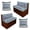 Aztec Hummingbird Morning Glory, variant on SCRAWLGOD 6 Pcs RV Dinette Seat Covers Elastic Camper Couch Cushion Cover Pet Friendly Camper Interior Decor for Travel Trailer Motorhome, Aztec Hummingbird Cherry Blossom