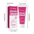 thumbnail image 3 of Crema depilatoria para mujeres, gel depilatorio, loción depilatoria, adecuada para todo tipo de piel, exceso de vello, 100 g, 3 of 4