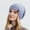Purple, variant on Idoravan Winter Hats for Women Fashion Women Casual Cap Windproof Warm Tie-dye Gradient Print Hat Cold Hat Gray