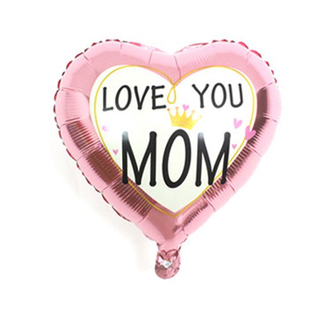 18 Inch Love Mother's Day Balloons Spanish Wishes Mom Happy Holidays Aluminum Foil Balloons Mom Birthday Wholesale Gao Jinjia LED
