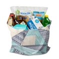 thumbnail image 3 of Rustic Style Nordic Stripes Fabric Shopping Bag - Machine Washable Eco-Friendly Foldable Tote, 3 of 4
