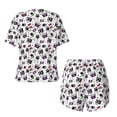 thumbnail image 5 of Lsque Music Player Women's Short-Sleeved Pajama Set - 2 Piece Soft and Lightweight Sleepwear Set-Medium, 5 of 9
