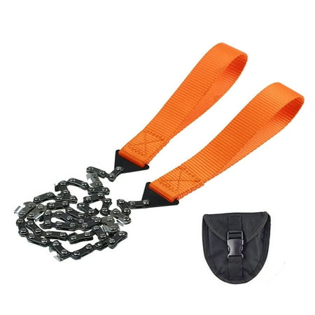 

VntubKitchen Utensils & Gadgets Msyuusr Pocket Chainsaw 25.6 Inch Survival Saw With Handles Pocket Rope Saw Portable Folding Hand Chain Saw With Bag For Outdoor Survival Camping Hunting Tree